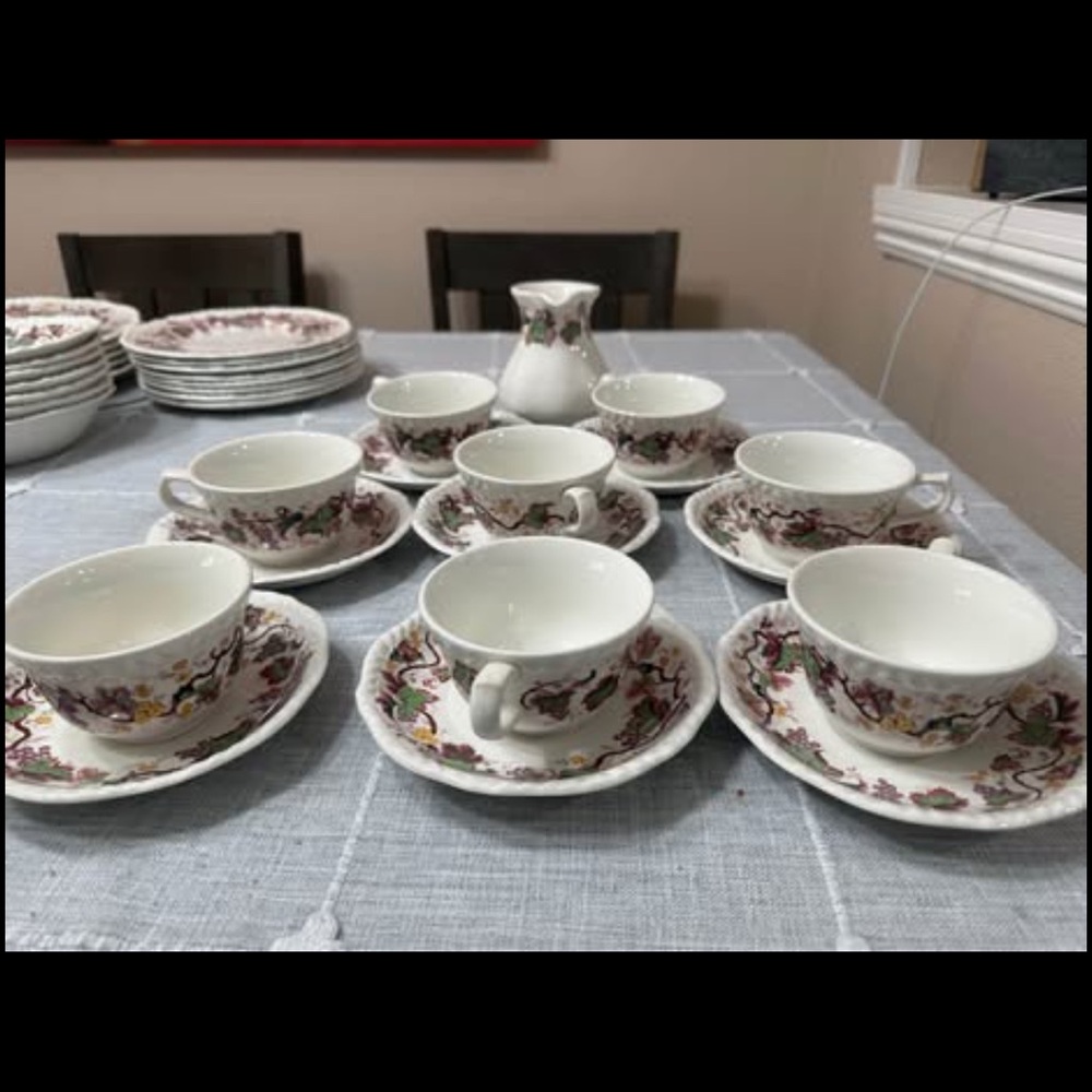 Elegant Floral Tea Set